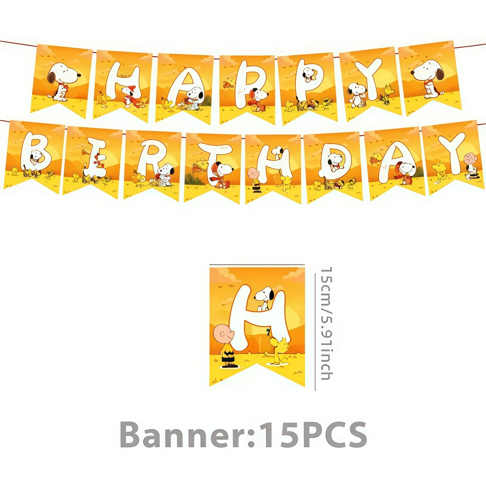 Birthday Snoopy Decoration Disposable Tableware Snoopy Tablecloth Plate Cup Napkin Baby Shower Snoopy Party Girl Party Favors - Image 4