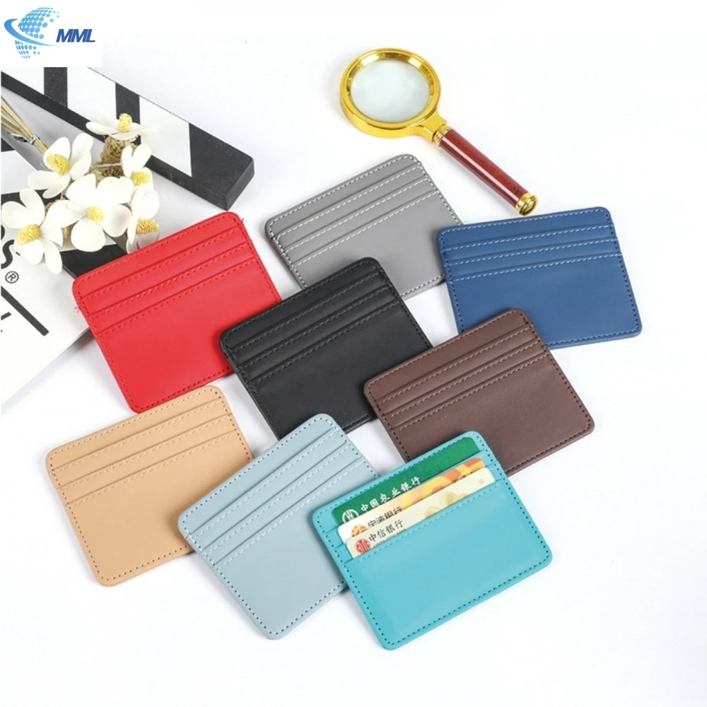 Slim minimalist wallet, front pocket wallet, with 