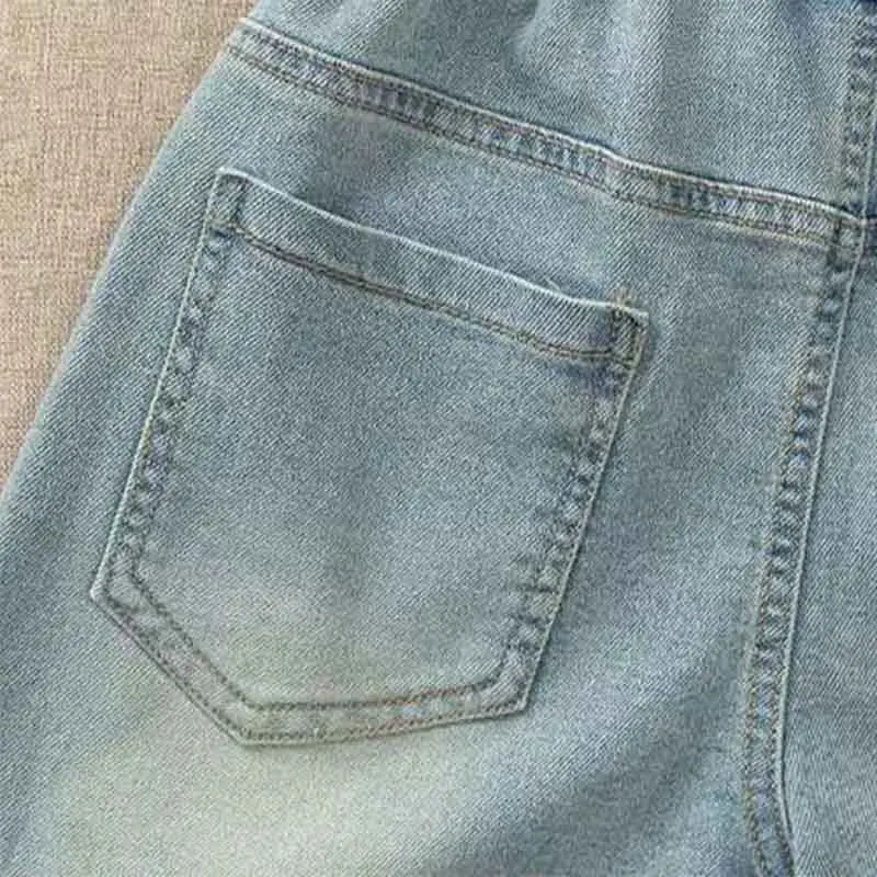 Sommer Teenager Mädchen Shorts Jeans Mode Schleifendekoration Kurze Denim-Hosen für 2-10 Jahre Kinderkleidung Kinder Freizeithosen – Detail 7