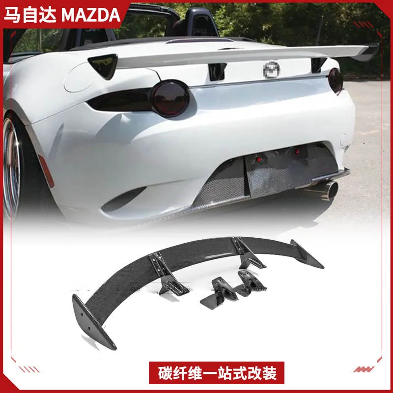 

Для Mazda MX5 ND спойлер из углеродного волокна GV с фиксированным крылом, модифицированное заднее крыло GT, дополнительное