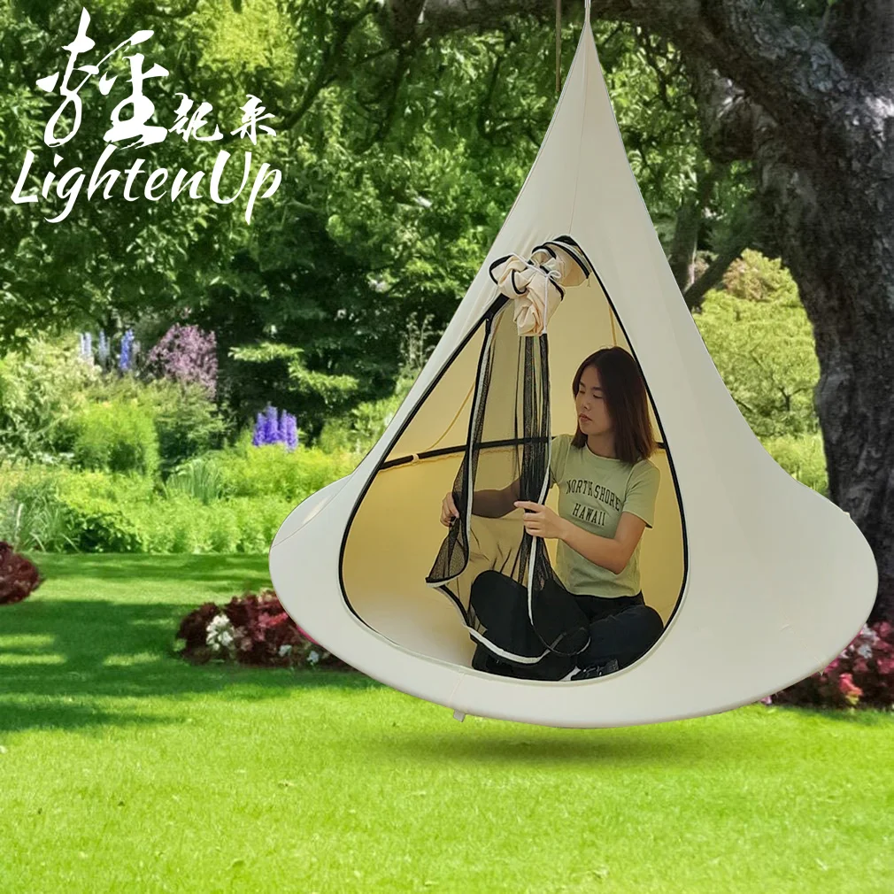 Portable Hanging Chair Hammock, Butterfly Shaped Swing Hanging Chair Breathable Casual Hanging Double Swing For Outdoor Camping