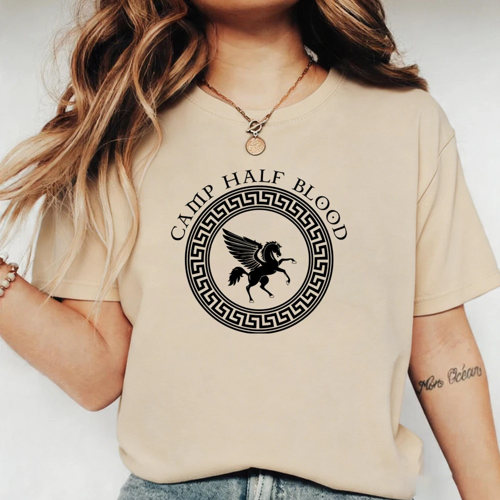 Camp Half Blood T-Shirts Herbst-Trainingscamp-Spiel T-Shirt Halloween Magisches Geschenk Percy Jackson Shirt Unisex T-Shirts Harajuku Tees – Detail 3