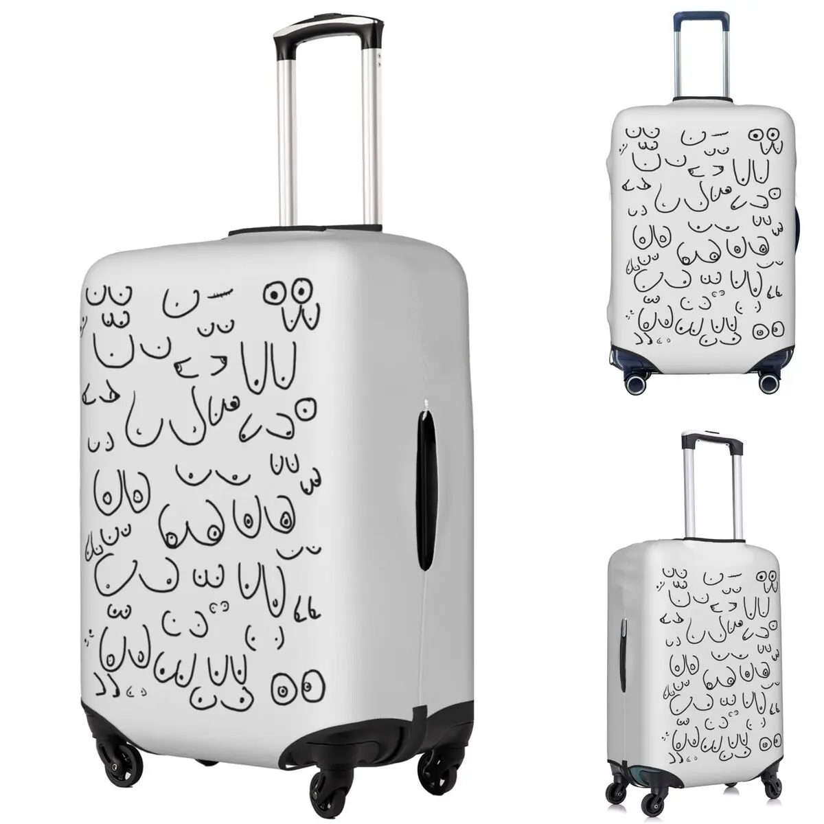 

Различные виды спорта с рисунком груди, защитный чехол для чемодана, эластичные защитные чехлы для дорожного багажа для 18-32 дюймов