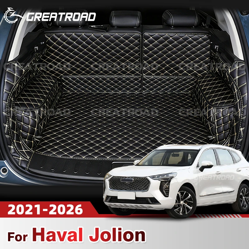 

Auto Full Coverage Trunk Mat For HAVAL jolion 2021-2026 Leather Car Boot Cover Pad Cargo Liner Interior Protector Accessories