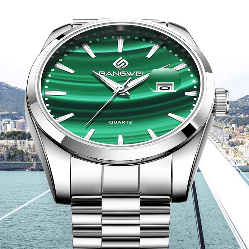 2025 Top Brand LIGE Luxury Mens Watches Stainless Steel Casual Sports Men's Quartz WristWatch Waterproof Chronograph Clock Male