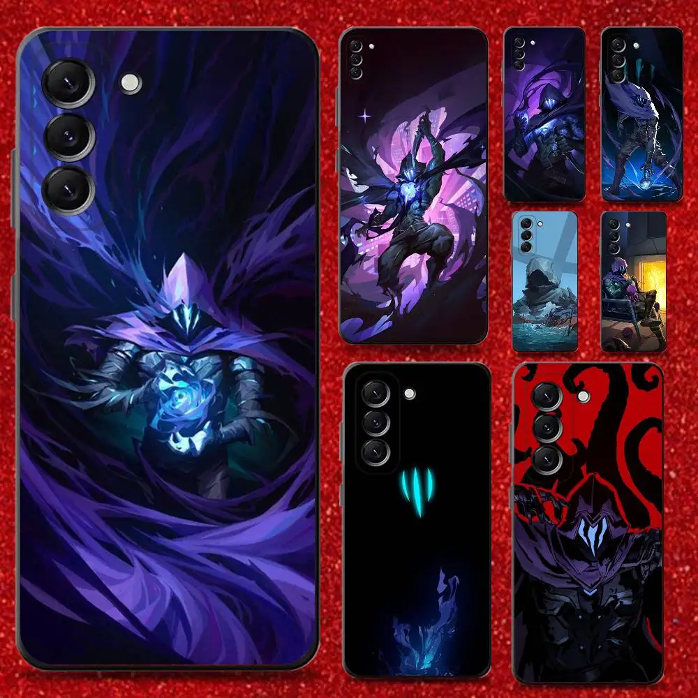 

V-Valorant O-Omen Phone Case For Samsung Galaxy A13,A21s,A22,A31,A32,A52,A53,A71,A80,Soft Black Shell