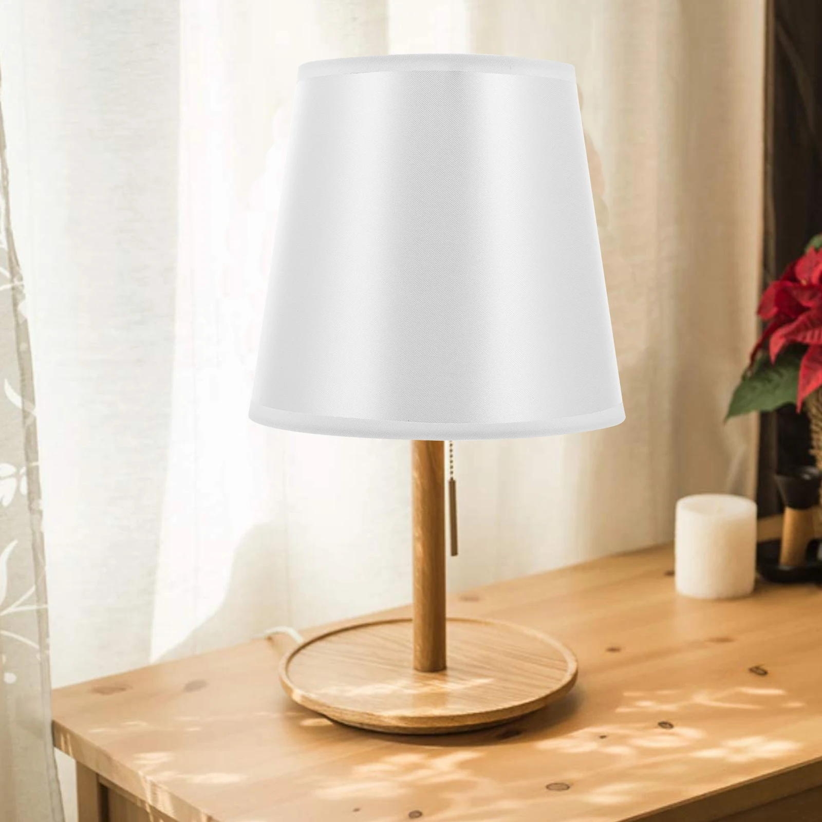 

Shade Accessories Lamp Shades Small Barrel White Cylinder Lampshade Vintage Fabric Lampshades