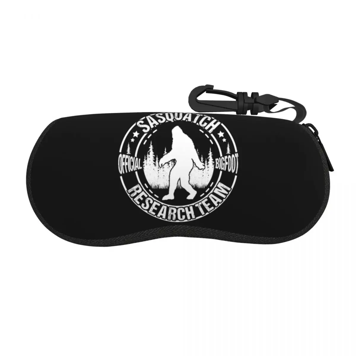 Custom Bigfoot Research Team Shell Eyeglasses Case Men Women Cool Animal Glasses Case Sunglasses Box Pouch