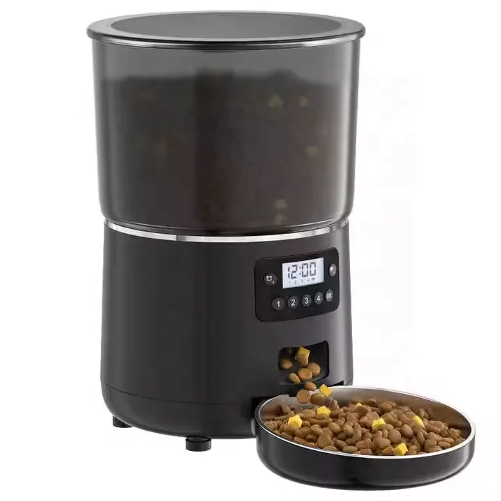 

Original brand new！4L Smart Automatic APP Remote Control Microchip Intelligent Timed Food Dispenser 304 Stainless Steel Automati