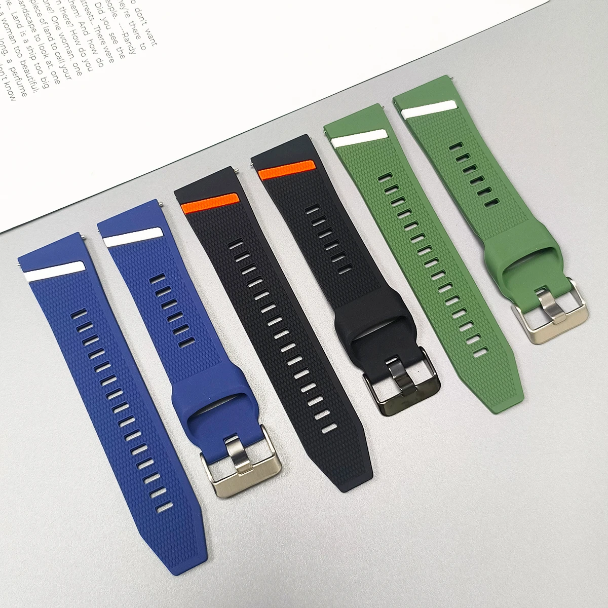 22mm Silicone Replace Strap for Xiaomi Watch S5 S4/Color 2 Sports Band for Mi Watch 2 Pro/S3 S2 46mm S1 Pro Bracelet Watchband