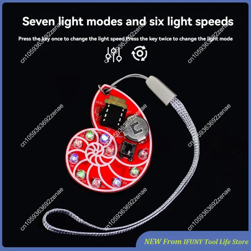 

LED Running Light DIY Kit LED Running Light Electronic DIY Kit LED Shell Running Light Kit SMD SMT Electronic Kit New