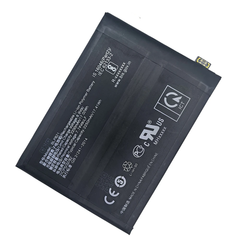 2026 سنة 100% الأصلي BLP821 قدرة 4500mAh بطارية ل OnePlus 9 النسخة الأوروبية بطاريات الهاتف بطاريات بديلة