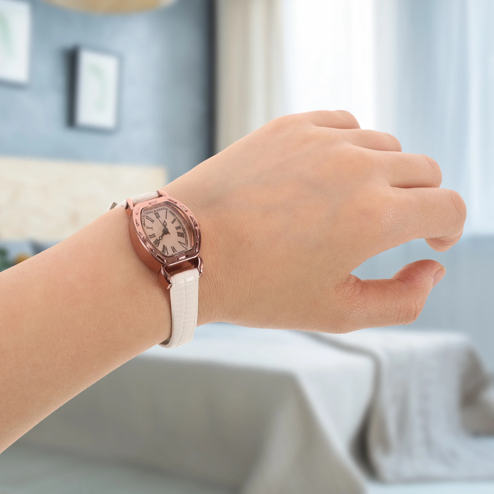 

Retro Watch Fashionable Wrist for Women Vintage Women's Stainless Steel Lady Work
