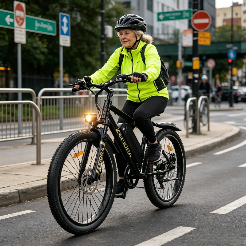 500W 26 Inch Heavy Duty Mountain Ebike, UL2849 Safety Certified, Adjustable Seat, Factory Original, Free US Local Warehouse Shipping image 15