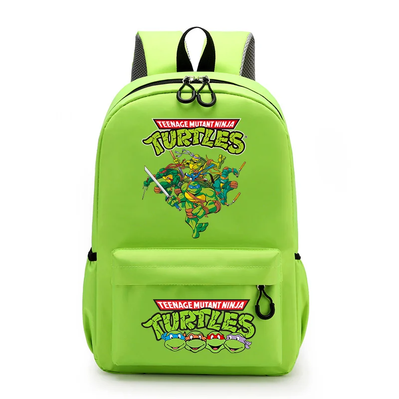 Teenage Mutant Ninja Turtles Backpack Anime Print Student Schoolbag Boys Merch Knapsack Large Capacity Kids Back To School Gifts