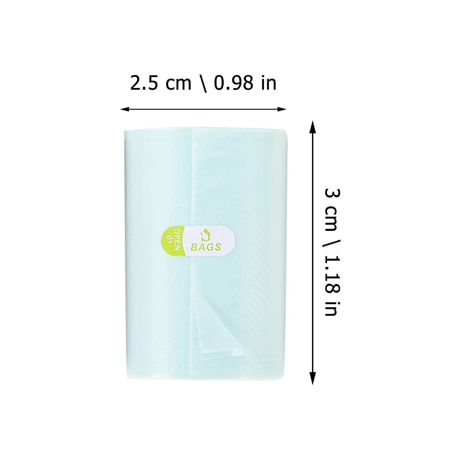 250Pcs Thick Pe Disposable Trash Bags for Desktop Trash Can Rubbish Bag Suitable Living Room Kitchen Bedroom Office Hotel Car