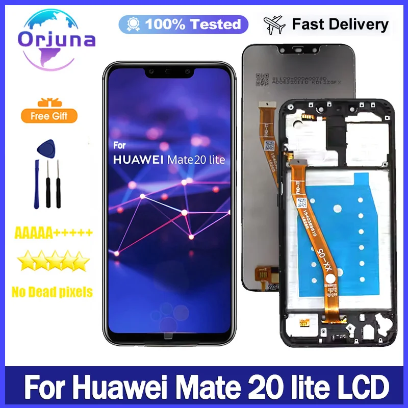 Pantalla IPS para Huawei Mate 20 Lite Panel digitalizador de pantalla táctil SNE para Huawei Mate 20 Lite AL00 LX1 LX2 LX3 reparación de pantalla LCD