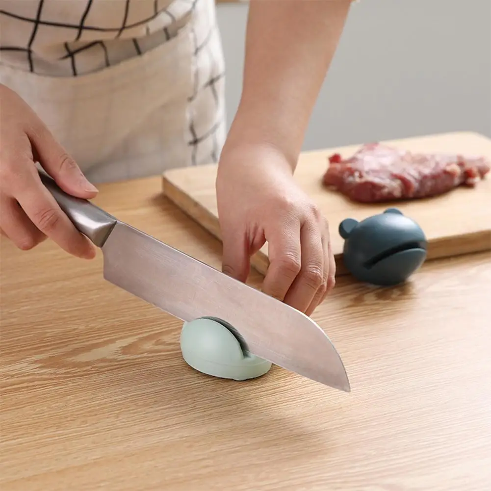 Portable Cutter Sharpener Mini Professional Multifunctional Anti-slip Sharpening Tool For Home Kitchen