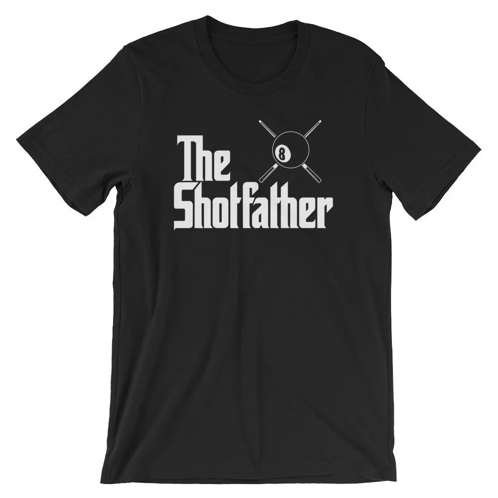 

Футболка Shotfather для бильярда, забавная футболка, отличный подарок для любителей бассейна, 8 мячей, 9