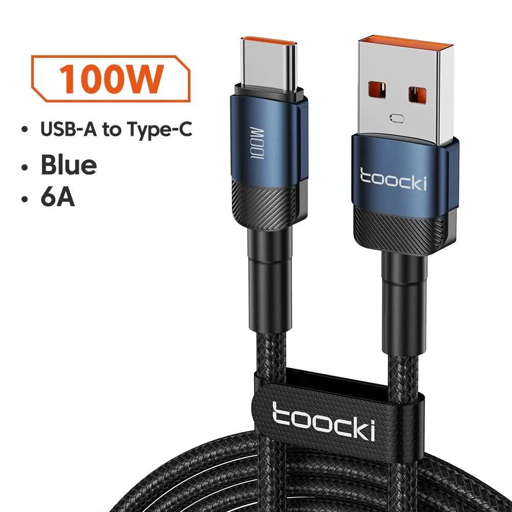 Toocki USB Typ C Kabel Schnellladung USB C Ladegerät Kabel für iPhone 15 14 13 12 11 Huawei P40 P30 Realme Oppo Oneplus Samsung