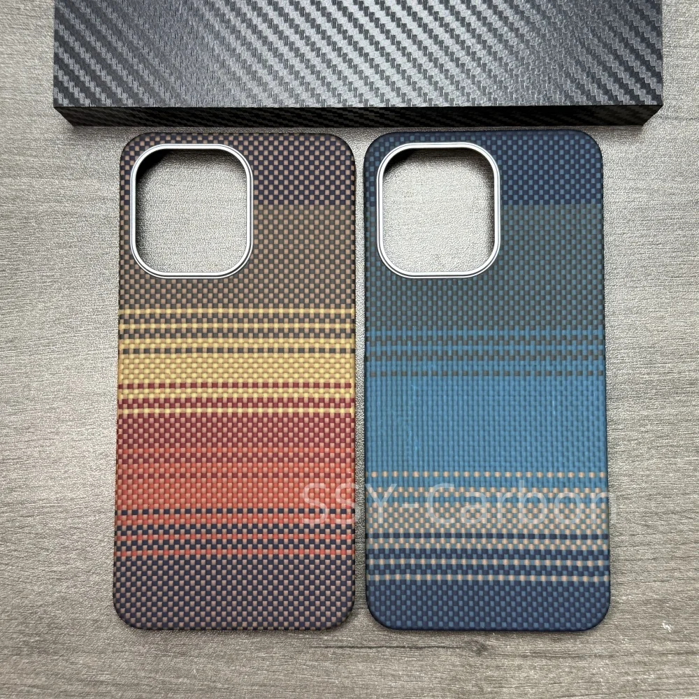 حافظة لهاتف Oneplus 13T من الكربون غطاء هاتف Kevlar Magsafe الحقيقي، حافظة واقية رفيعة للغاية من ألياف الكربون الفاخرة #4