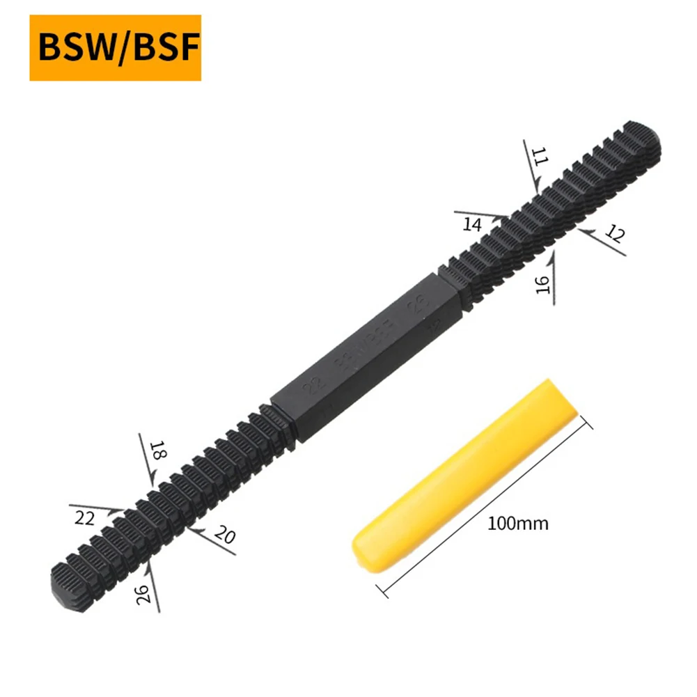 

11-26mm BSW/BSF Thread Repair Restoration File Teeth Correction Metric Hardware Mini DIY Tools For Hand Tool