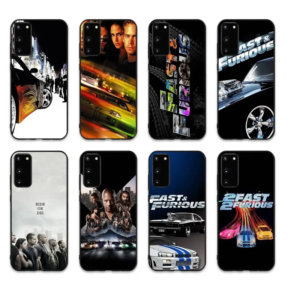 Film F-Fast And F-Furious Handyhülle für Samsung S24Fe 25 Ultra Plus 20 Lite 21 30 22 23 24 22 Ultra 5G Fundas
