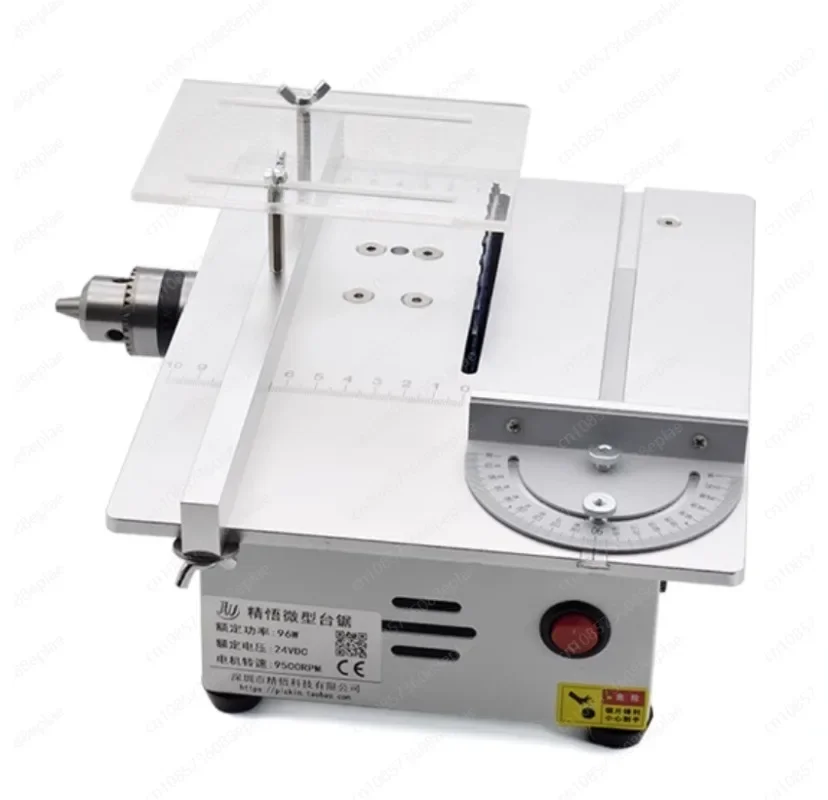 

Miniature Multifunctional DIY Chainsaw Tabletop Cutter Mini Grooved Woodworking Push Table Saw