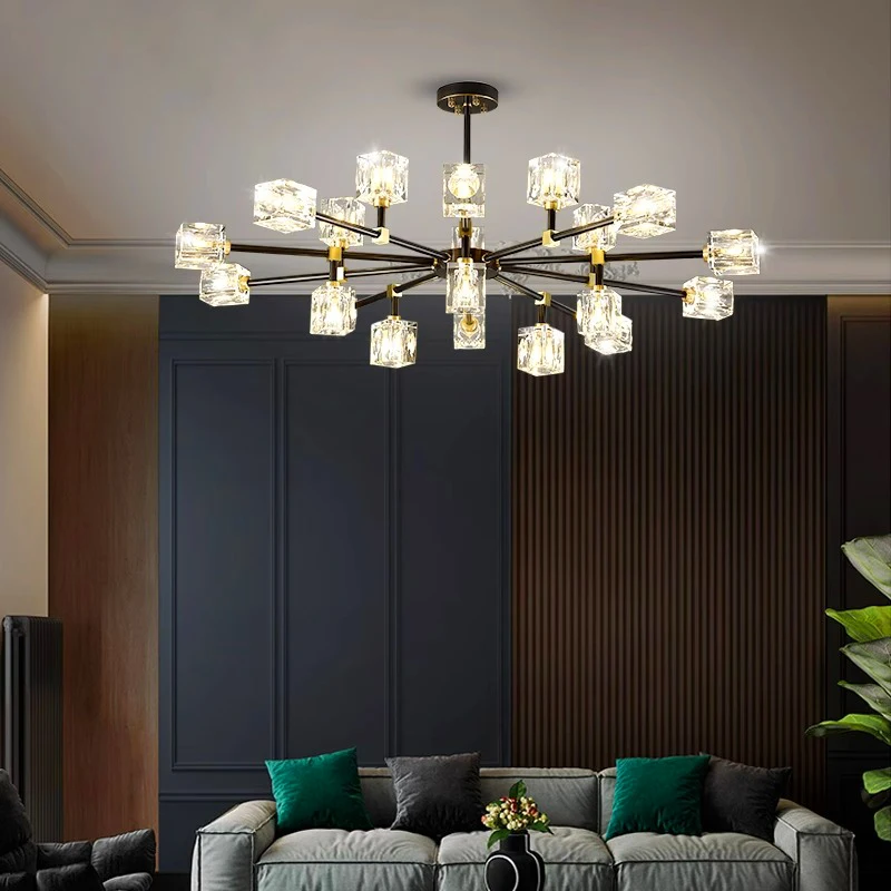 home decorationPendant lights, luxury crystal living room chandelier, bedroom Pendant lamp, ceiling light, indoor lighting