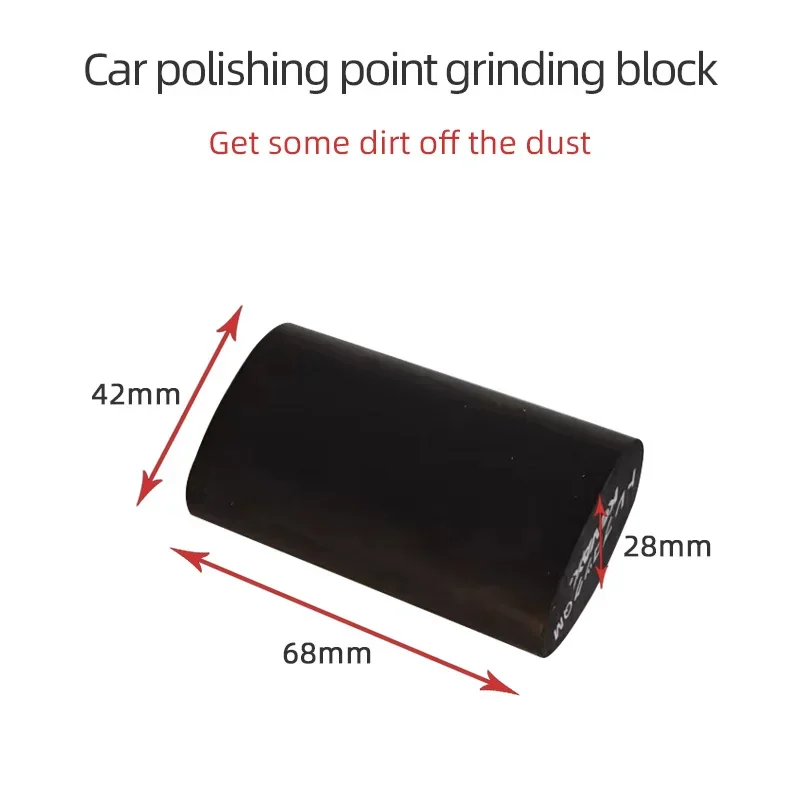 damJapanese KOVAX Large Oval Shape Point Grinding Block Tool Needs To Be Used With A Back Adhesive Sandpaper For Car Polishing