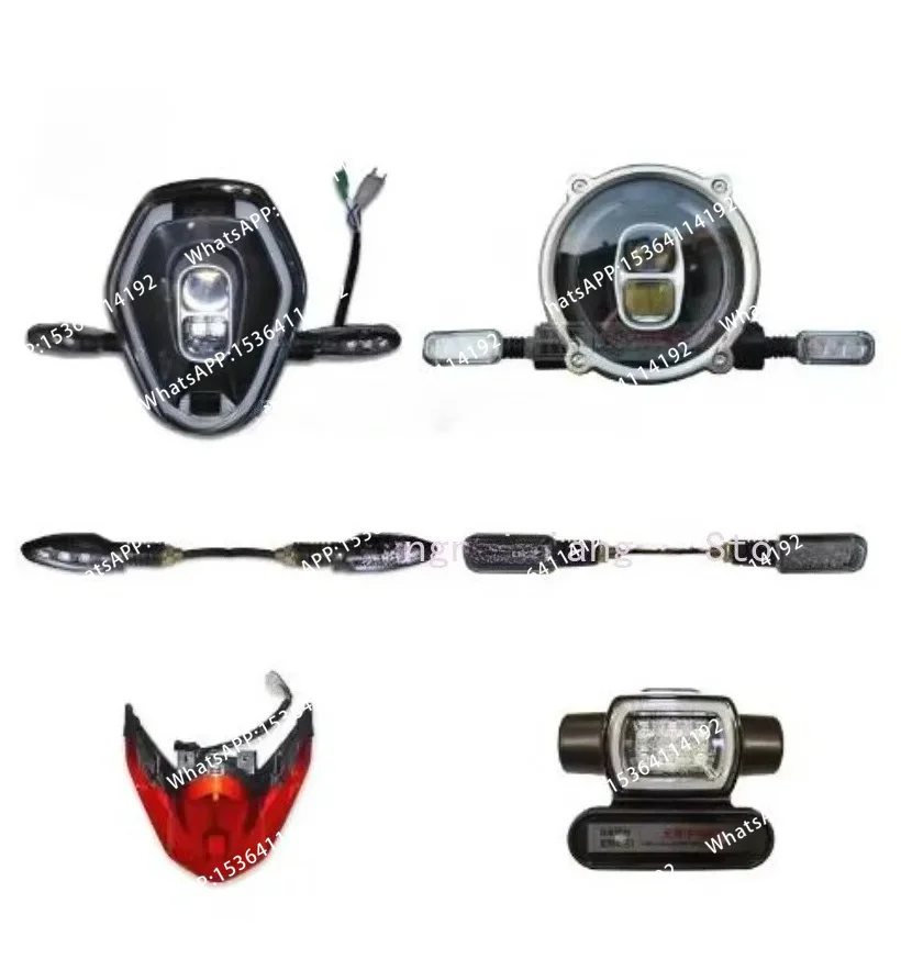 Electric Motorcycle Original Headlamp Tail Front and Rear Turn Direction