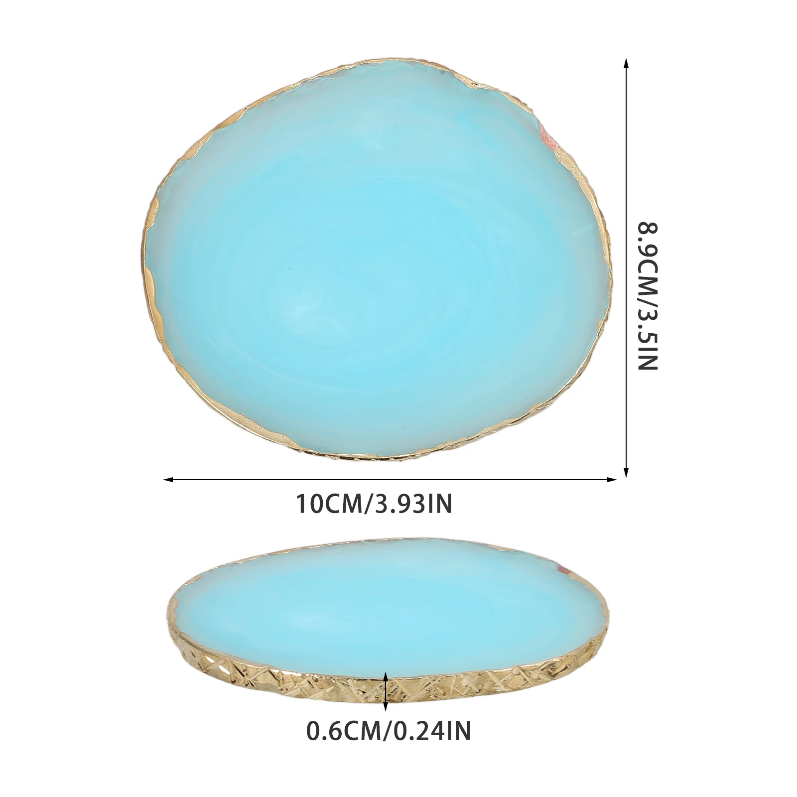 

2 Pcs Palette Decorations Mixing Tools for Resin Manicure Color Nail Display Nails