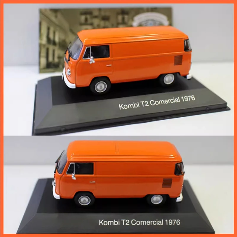 دييكاست 1: 43 مقياس 1976 ريترو فولكس فاجن كومبي T2 التجارية فان حافلة محاكاة سبيكة سيارة نموذج هدايا العيد اللعب