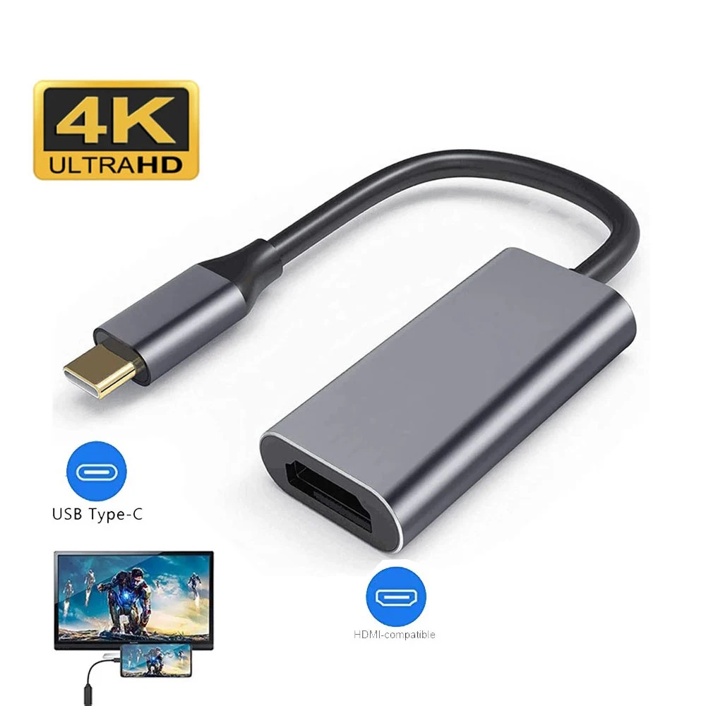 USB Type C To HDMI Adapter Cable 4K HD USB 3.1 HDTV Converter cable For HUAWEI XIAOMI Projector MacBook Pro Laptop monitor cable