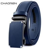 CHAOREN Cinturón de moda para hombres Cinturón de cuero genuino para hombres Cinturones automáticos Pretina ajustable Cinturones de negocios