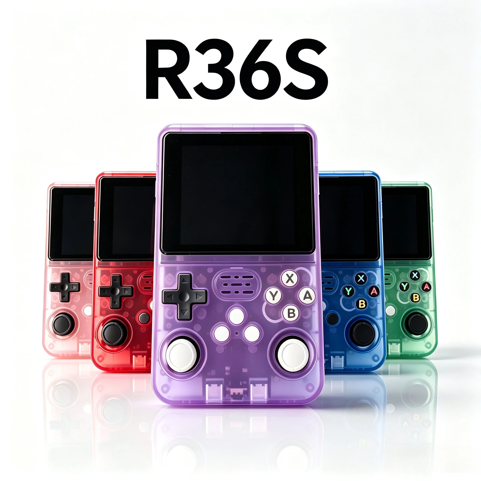 Retro Gaming R36S - R36S Retro Handheld-Spielkonsole 3,5-Zoll-IPS-Bildschirm, Linux-System, Tragbare