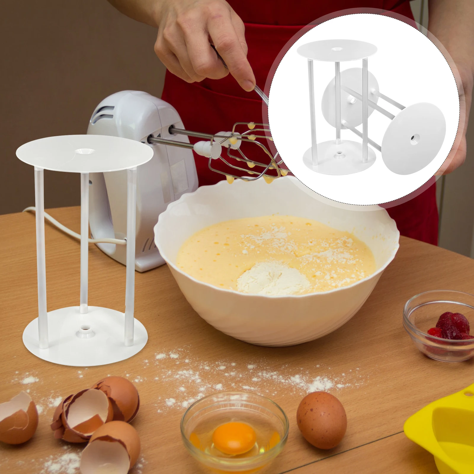 4 Sets Multi-Layer Piling Support Bracket Food Grade Material Stable Dessert Display Stand Simple Design Home Party Use