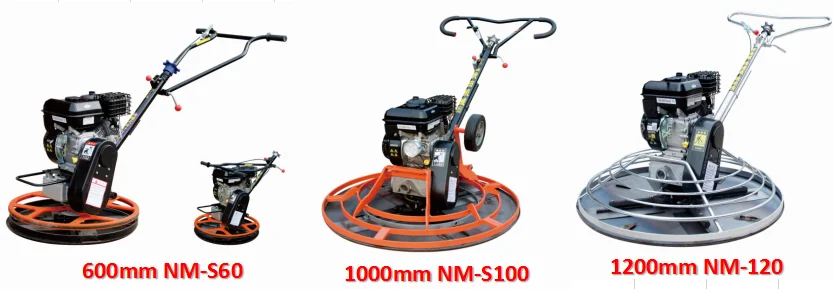 Mini Ride On Power Troffel Machine mit manuellem Griff für Betonoberflächen