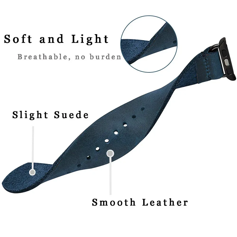 High quality watch strap For Apple watch Ultra 9 8 7 49mm 45mm 41mm Business Wristband For iwatch 6 5 4 3 2 SE 44mm 40mm 42mm