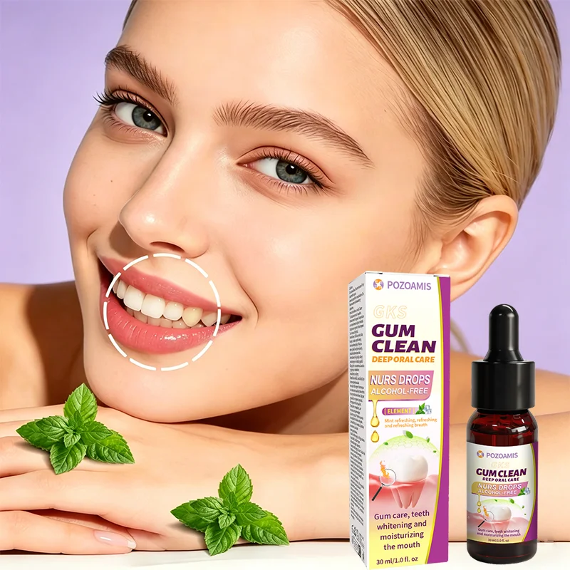 Nurs drops for sensitive teeth and gums – freshens breath, contains plant-based ingredients, an essential oral hygiene product.