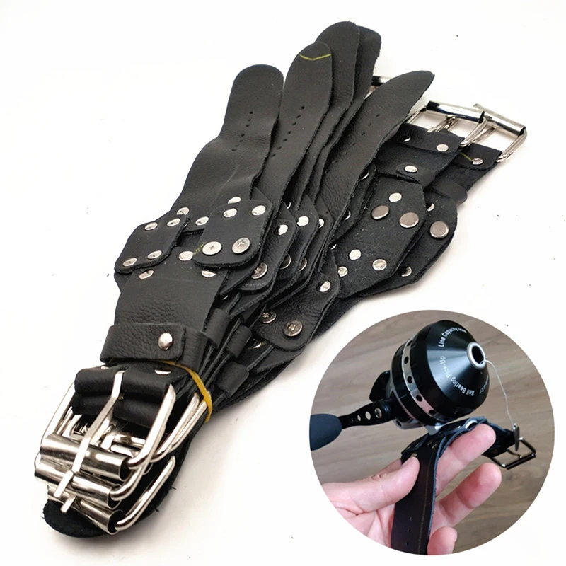 Wrist Band Fishing Reel Holder Slingshot Shooting Fish  Adjustable Strap