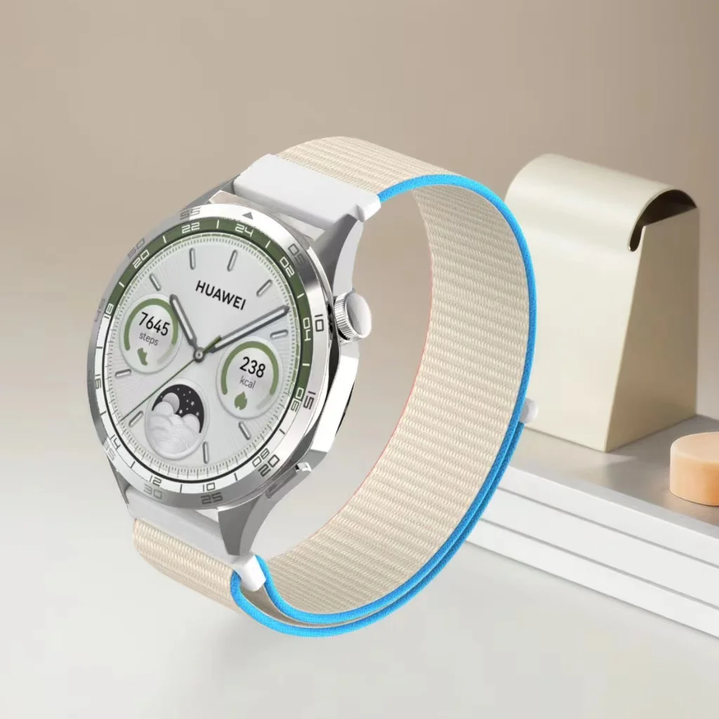 Ремешок 20 мм 22 мм для Samsung Galaxy Watch 6/5/4/5pro/4/6 Classic/active 2, нейлоновая петля, спортивный браслет, часы huawei GT 4-2-2e-3 Band