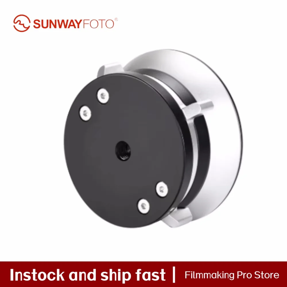 SUNWAYFOTO Leveling base Tripod Head 55 lbs Load Capacity