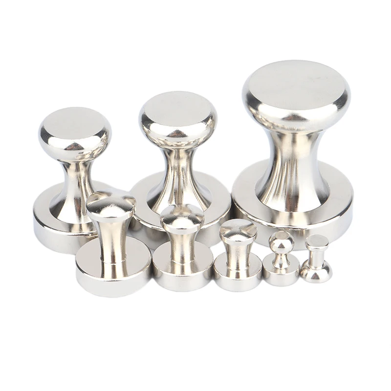 Strong Magnetic Push Pins Neodymium Magnet Sucker Pushpins Metal Thumbtack Hanging Hook for Refrigerator Whiteboard Office