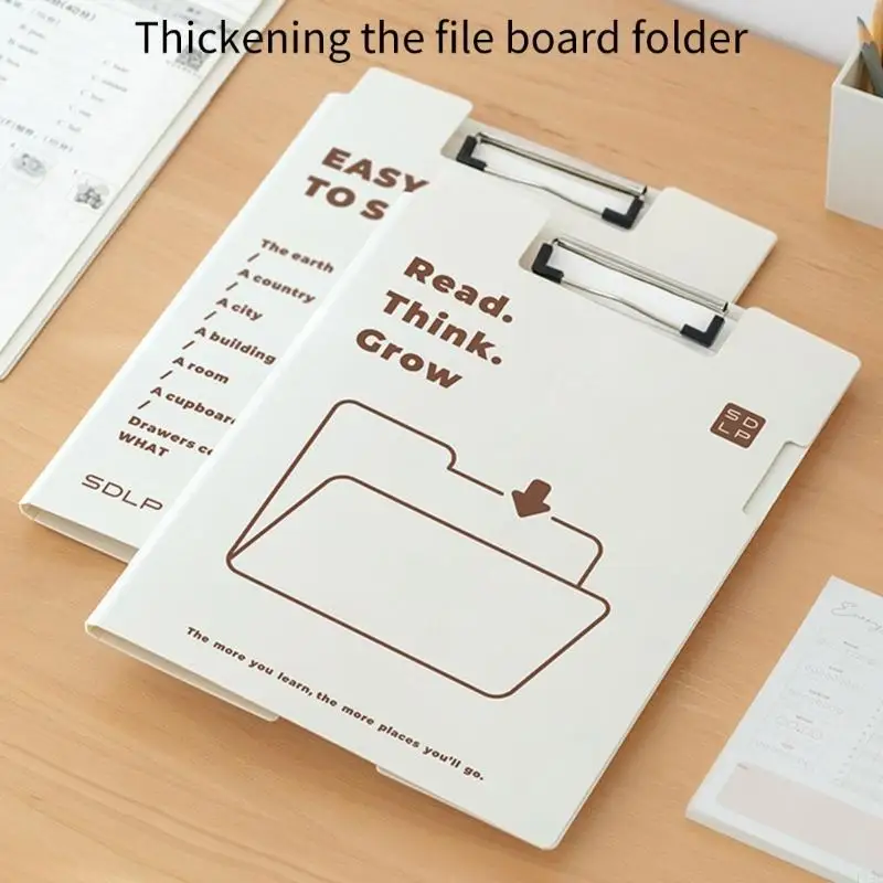 

Heavy Duty Plastic File Organiser Standard Size Flipping Clipboard Document Organiser With Metal Clip For Office School F19E