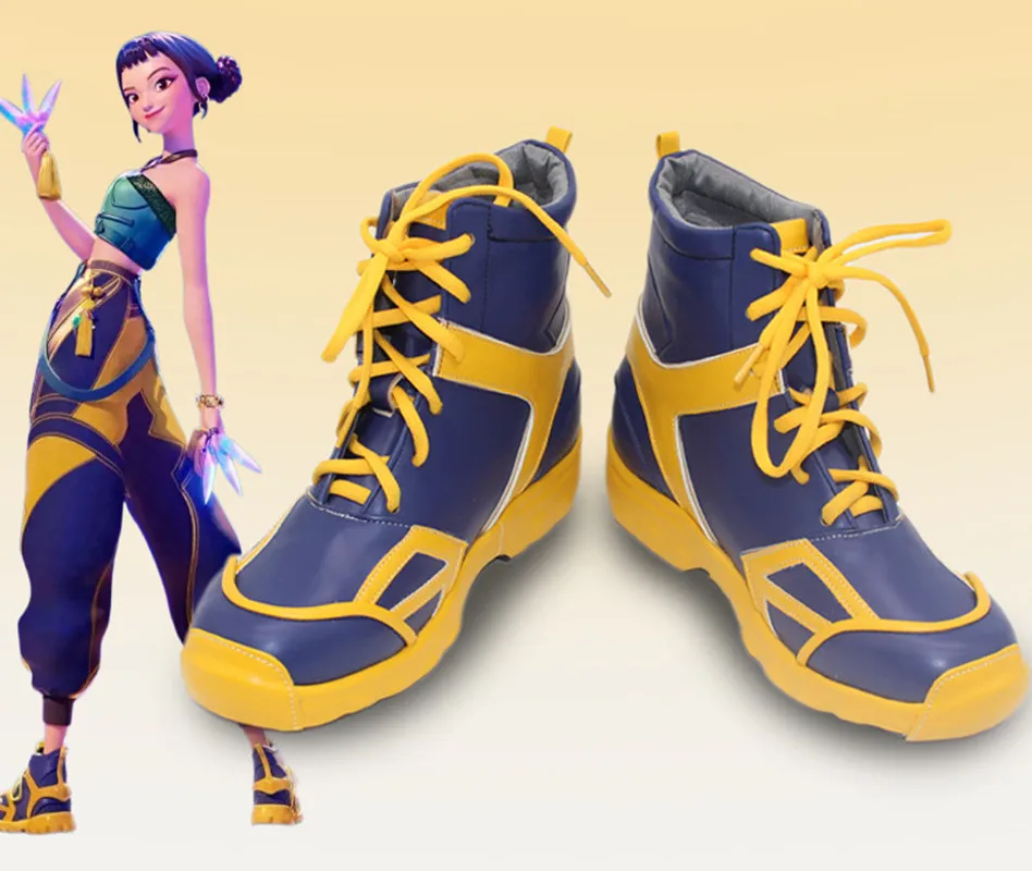 KPop Dämon Jäger Rumi Mira Zoey Cosplay Schuhe Karneval Party Halloween Stiefel Nach Maß Frauen Mädchen Kinder Stiefel Schuhe