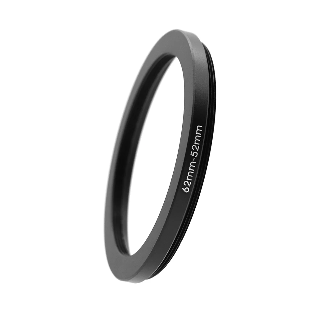 Camera Lens Filter Adapter Ring Step Up or Down Ring Metal for 62mm lens - 46 49 52 55 58 67 72 77 82 86mm UV ND CPL Lens Hood