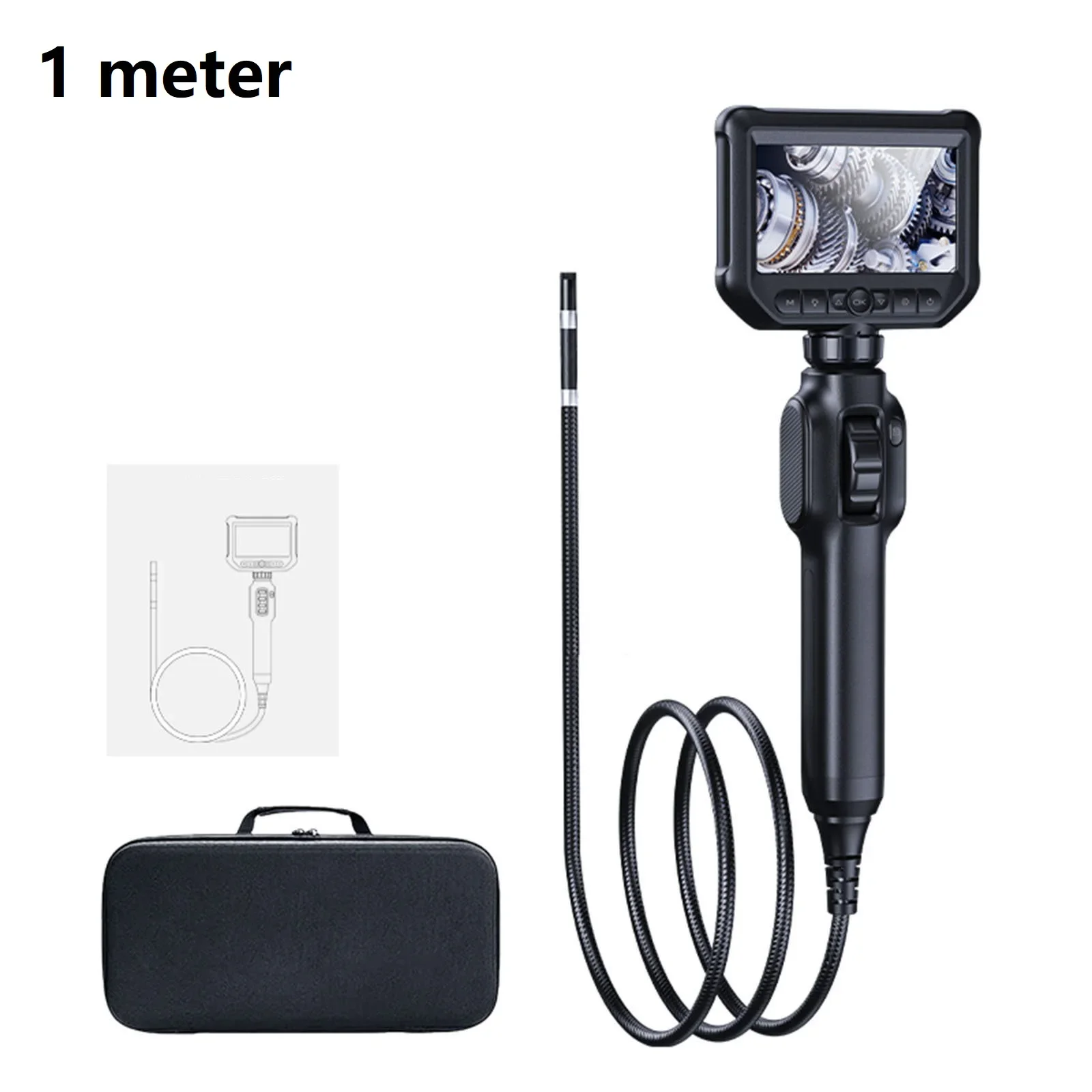 

Car Maintenance Pipeline Detector Handheld Inch IPS HD Large Screen Lens IP Waterproof Tungsten Wire IP Waterproof