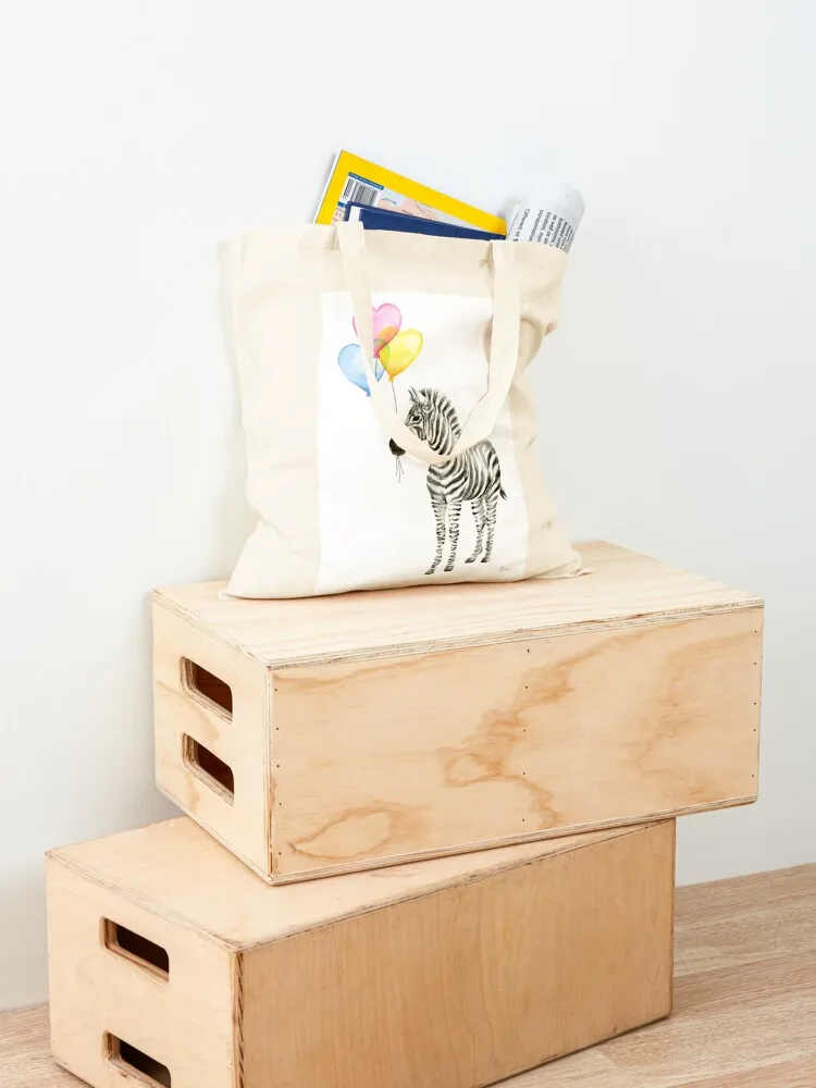 زيبرا المائية الطفل الحيوان مع بالونات للحضانة حمل حقيبة حمل حقيبة قماش حمل الحقائب حقيبة الرجال