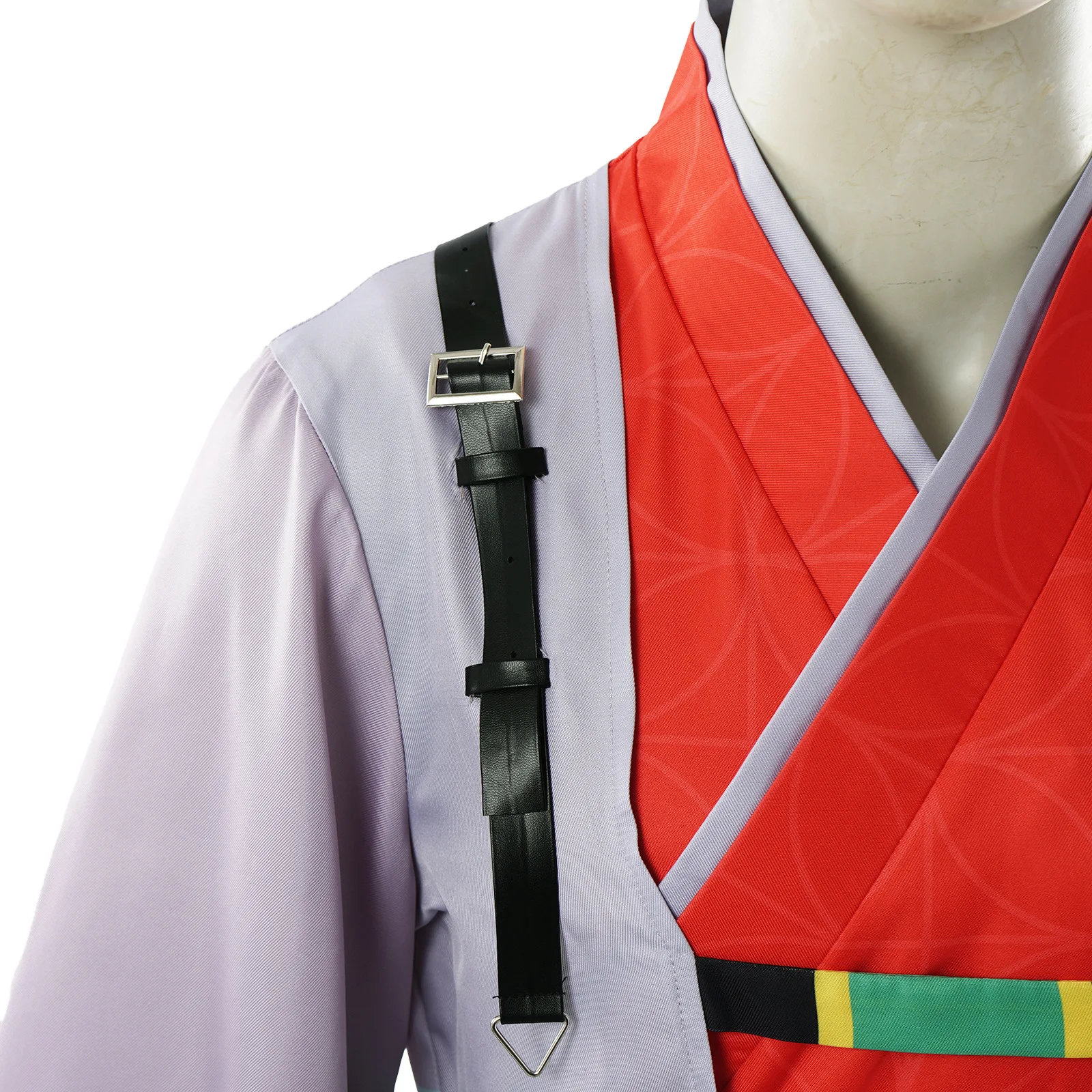 Anime Cosplay Kimono - Fantasia de Cosplay Tanjirou com Orelhas